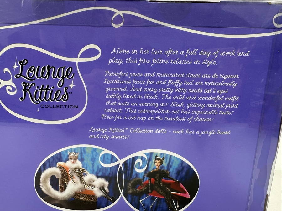 Lounge Kitties Collection White Tiger Mattel Barbie Doll 2003 New In Box C2478 [Photo 7]