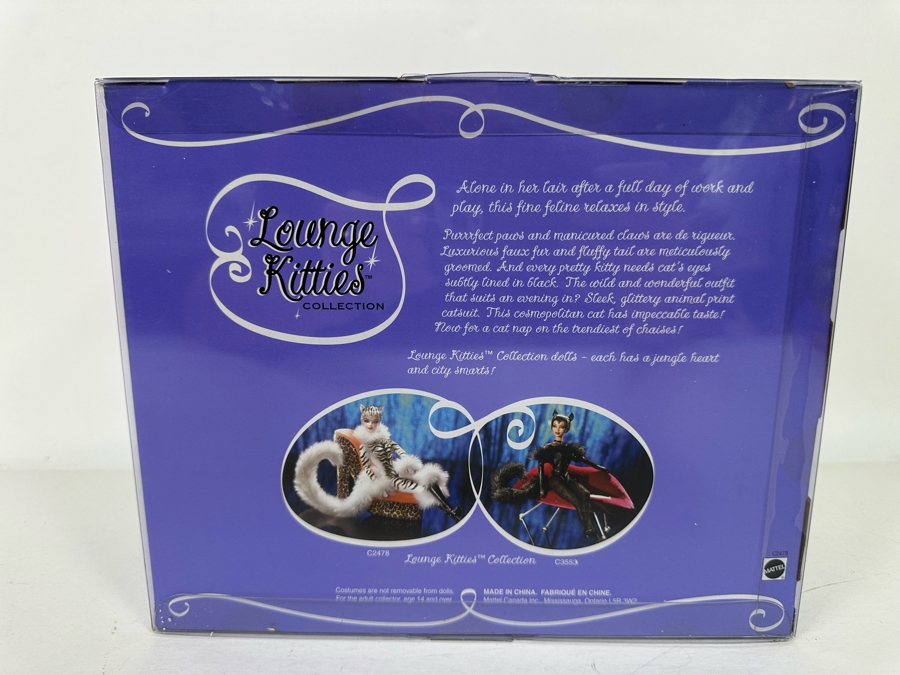 Lounge Kitties Collection White Tiger Mattel Barbie Doll 2003 New In Box C2478 [Photo 6]