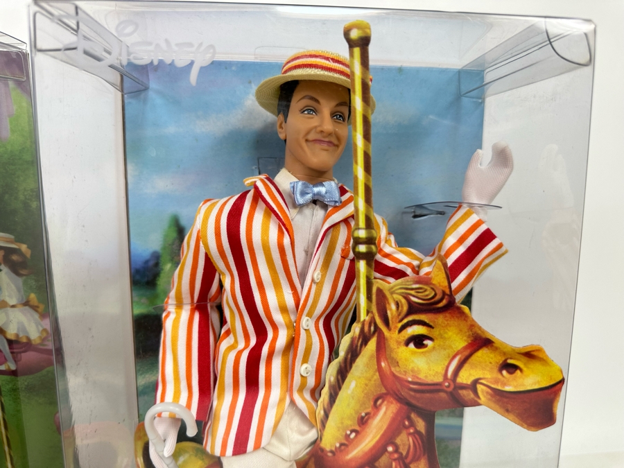 Disney Mary Poppins and Bert Pink Label Collection Mattel Barbie and Ken Dolls 2007 New In Box M0685/M0672 [Photo 6]