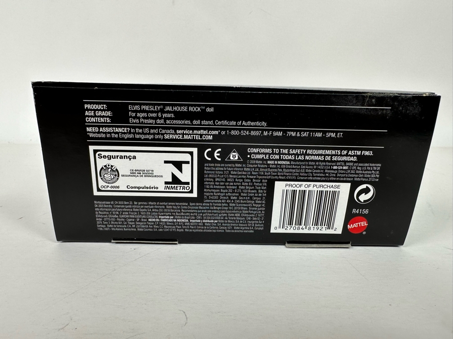 Elvis Presley Jailhouse Rock Pink Label Collection Mattel Ken Doll 2009 New In Box R4156 [Photo 11]
