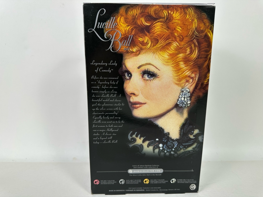 Lucille Ball Legendary Lady of Comedy Pink Label Collection Mattel Barbie Doll 2008 New In Box N2691 [Photo 6]