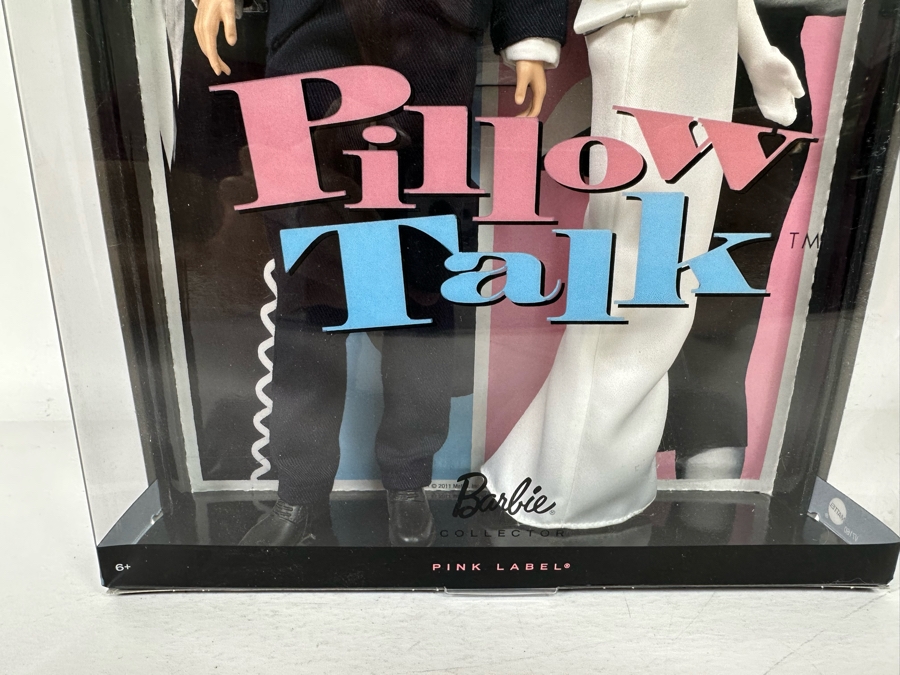 Pillow Talk: Doris Day and Rock Hudson Pink Label Collection Mattel Barbie and Ken Dolls 2011 New In Box V7160 [Photo 6]