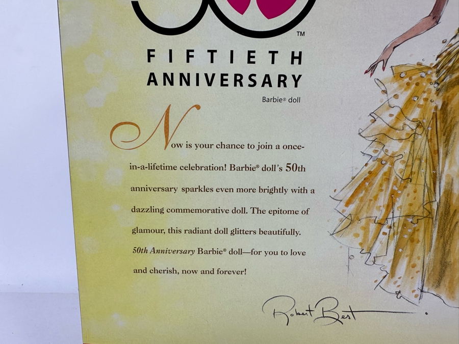 50th Anniversary Mattel Barbie Doll 2008 New In Box N4981 [Photo 8]