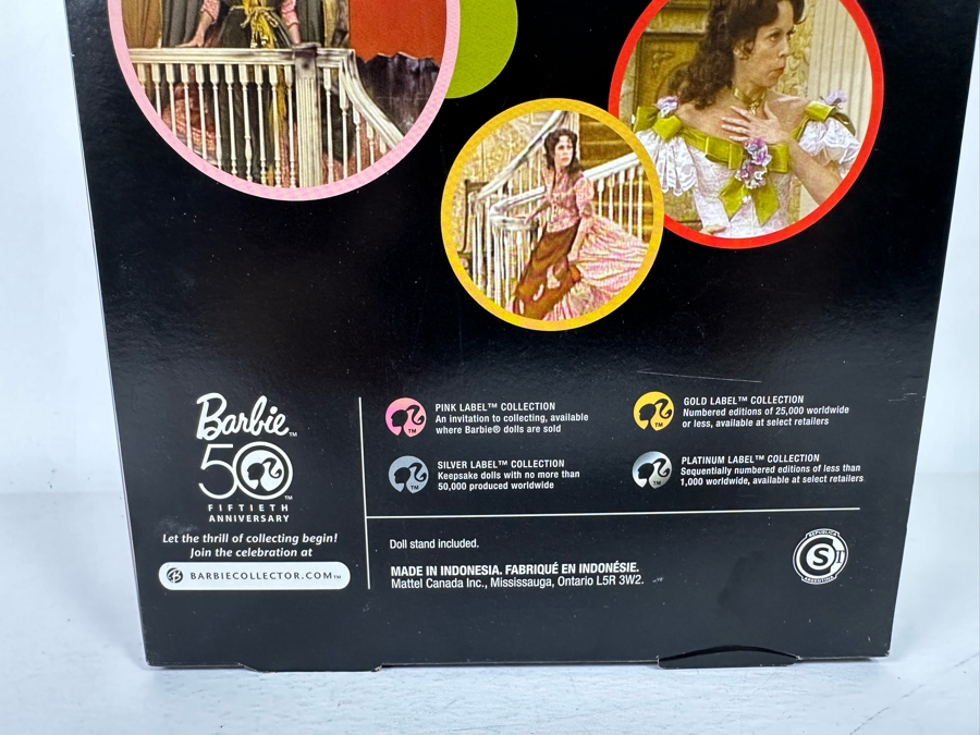 The Carol Burnett Show “Went with the Wind” 50th Anniversary Mattel Barbie Doll 2008 New In Box N4986 [Photo 10]