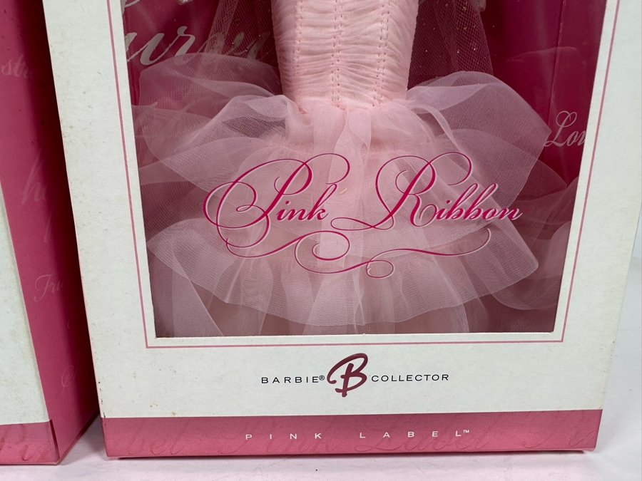 (2) Pink Ribbon and (1) Go Red for Women Pink Label Collection Mattel Barbie Dolls 2006/2007 New In Box K7957/J0932 [Photo 11]