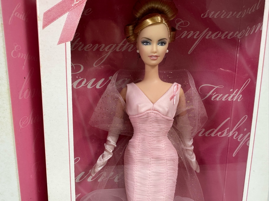 (2) Pink Ribbon and (1) Go Red for Women Pink Label Collection Mattel Barbie Dolls 2006/2007 New In Box K7957/J0932 [Photo 10]