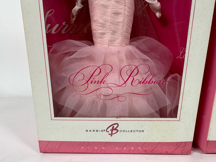 (2) Pink Ribbon and (1) Go Red for Women Pink Label Collection Mattel Barbie Dolls 2006/2007 New In Box K7957/J0932 [Photo 12]