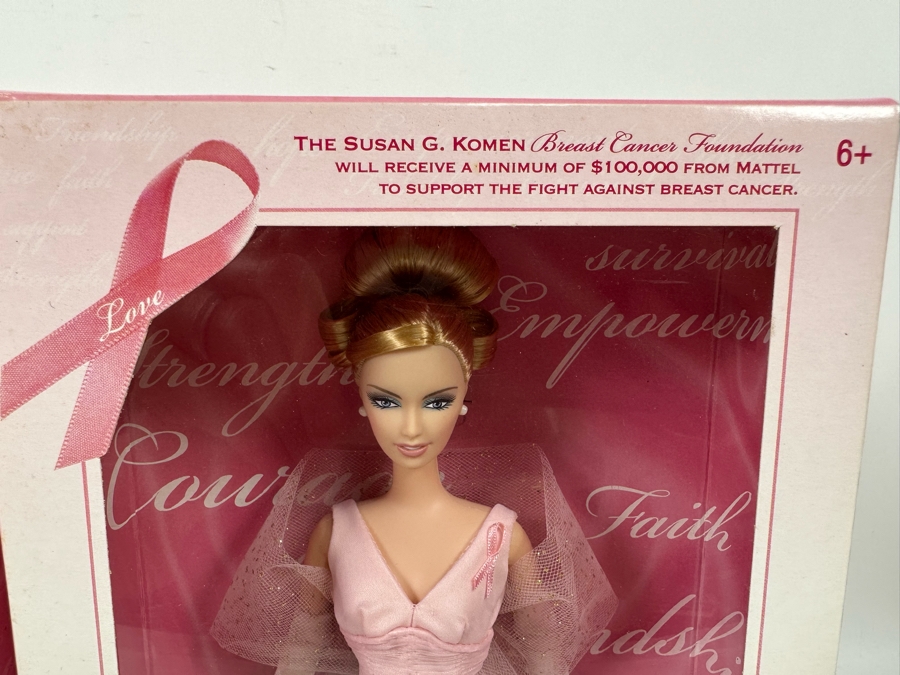 (2) Pink Ribbon and (1) Go Red for Women Pink Label Collection Mattel Barbie Dolls 2006/2007 New In Box K7957/J0932 [Photo 9]