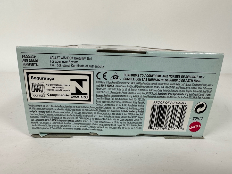 Ballet Wishes Pink Label Collection Mattel Barbie Doll 2013 New In Box BDH12 [Photo 8]