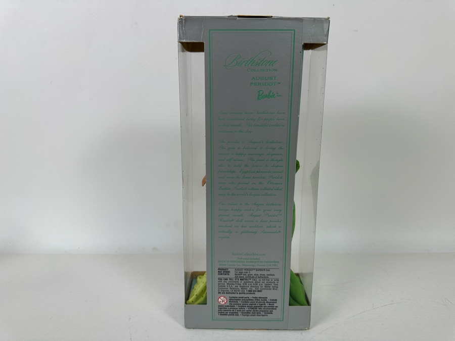 August Peridot Birthstone Collection Collector Edition Mattel Barbie Doll 2002 New In Box C5326 [Photo 8]