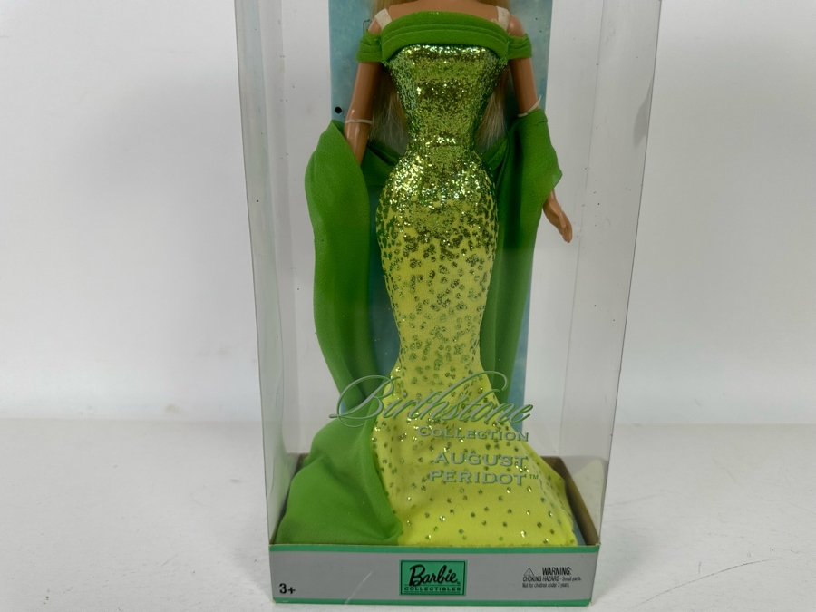 August Peridot Birthstone Collection Collector Edition Mattel Barbie Doll 2002 New In Box C5326 [Photo 5]
