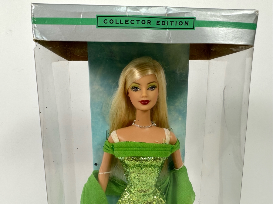August Peridot Birthstone Collection Collector Edition Mattel Barbie Doll 2002 New In Box C5326 [Photo 3]