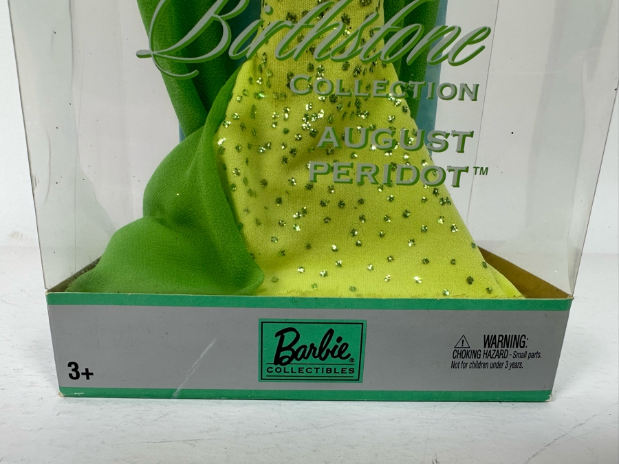 August Peridot Birthstone Collection Collector Edition Mattel Barbie Doll 2002 New In Box C5326 [Photo 7]