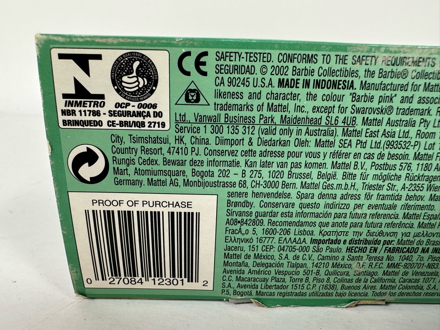 August Peridot Birthstone Collection Collector Edition Mattel Barbie Doll 2002 New In Box C5326 [Photo 14]