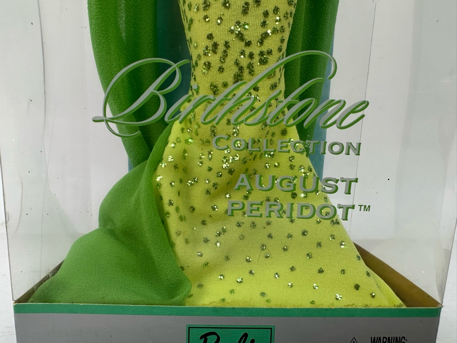 August Peridot Birthstone Collection Collector Edition Mattel Barbie Doll 2002 New In Box C5326 [Photo 6]