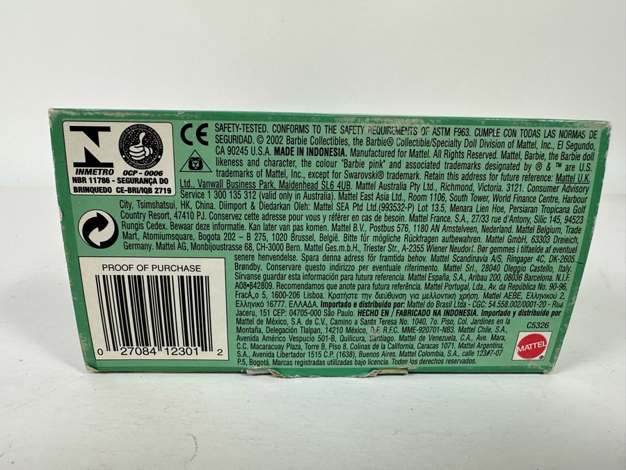 August Peridot Birthstone Collection Collector Edition Mattel Barbie Doll 2002 New In Box C5326 [Photo 13]