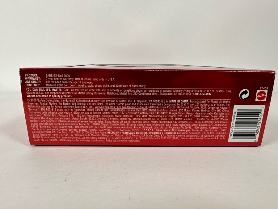 Barbie 2000 Collector Edition Mattel Barbie Doll 2000 New In Box 27409 [Photo 10]