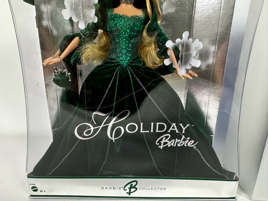 Special 2004 Edition Holiday Barbie and Winter Fantasy “First in the Series” 2003 Special Edition Mattel Barbie Dolls 2003/2004 New In Box B5848/B2519 [Photo 7]