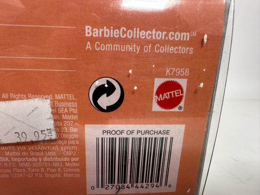 2007 Holiday Barbie Mattel Barbie Collector Series 2007 New In Box K7958 [Photo 9]