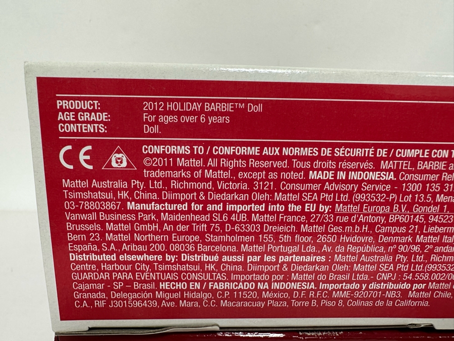 2011 and 2012 Holiday Barbies Mattel Barbie Collector Series 2010/2011 New In Box W3465/T7914 [Photo 14]