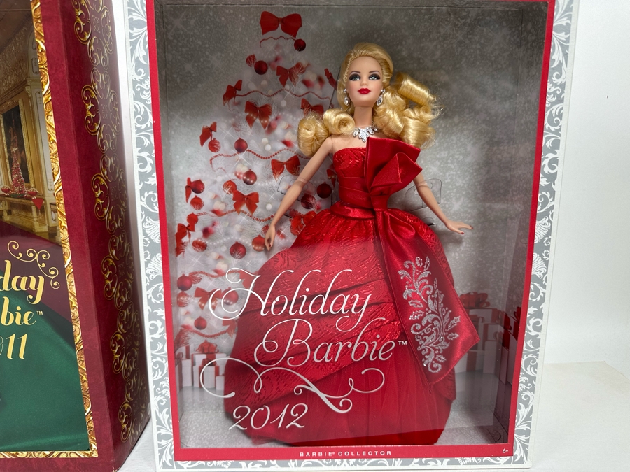 2011 and 2012 Holiday Barbies Mattel Barbie Collector Series 2010/2011 New In Box W3465/T7914 [Photo 7]
