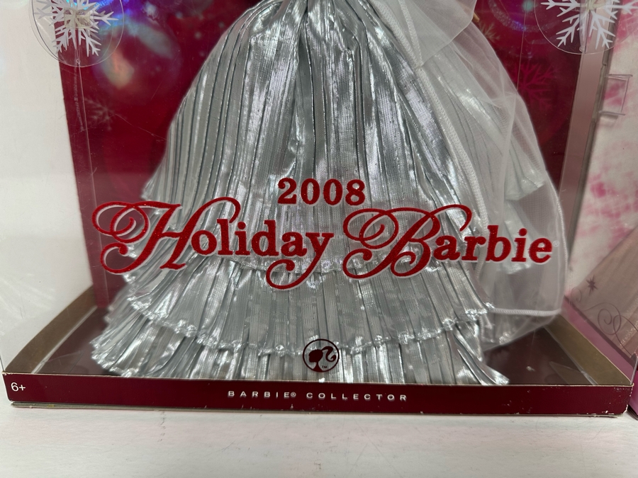 2008 and 2009 Holiday Barbies Mattel Barbie Collector Series 2008/2008 New In Box N6556/L9643 [Photo 5]
