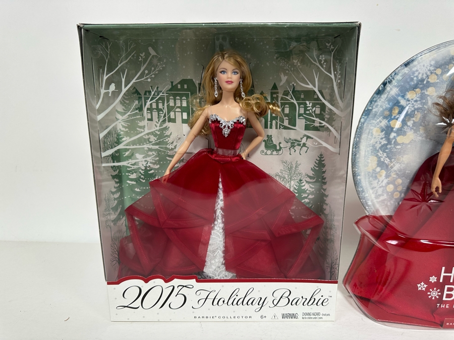 2015 and 2016 Holiday Barbies Mattel Barbie Collector Series 2014/2016 ...