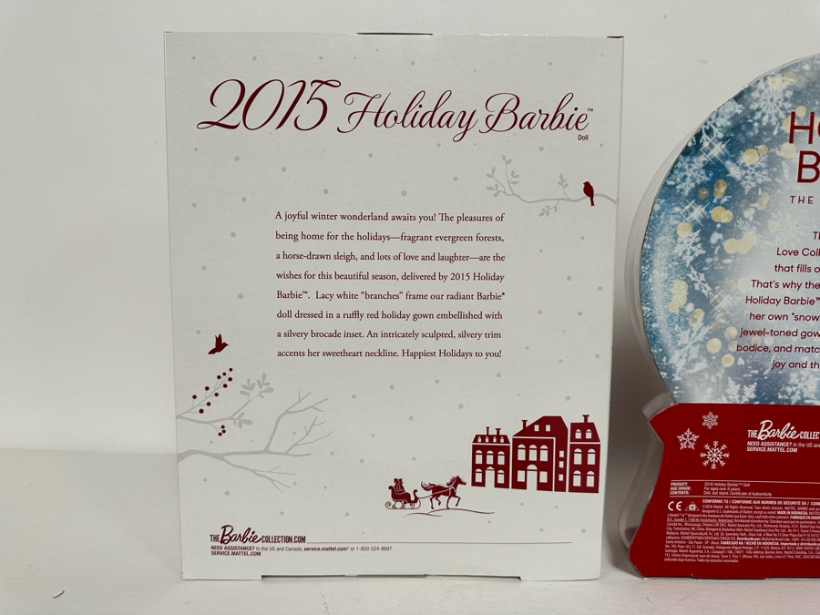 2015 and 2016 Holiday Barbies Mattel Barbie Collector Series 2014/2016 New In Box CHR76/DRD2 [Photo 10]
