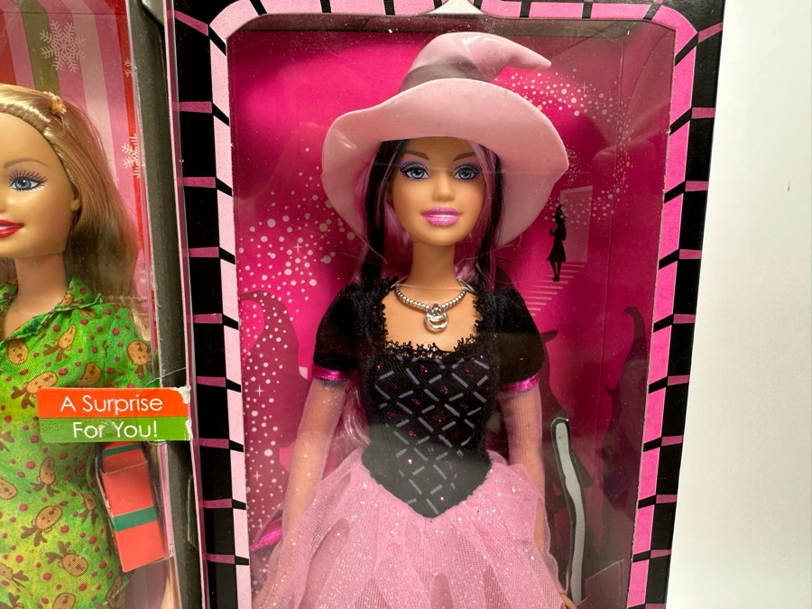 Holiday Angel, Christmas Morning and Fashion Spell Mattel Barbie Dolls 2006/2006/2008 New In Box J0590/J0550/M3523 [Photo 9]