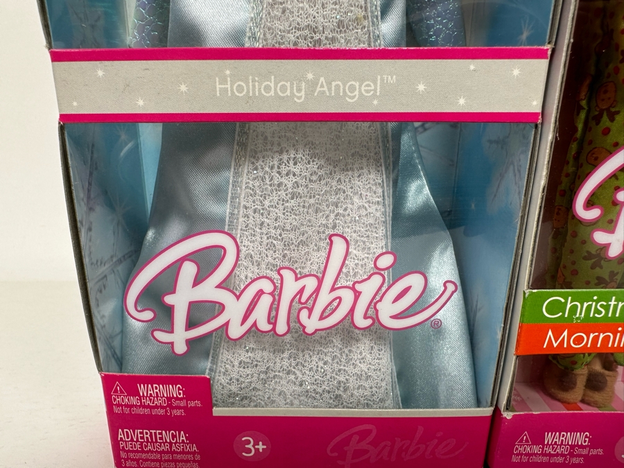 Holiday Angel, Christmas Morning and Fashion Spell Mattel Barbie Dolls 2006/2006/2008 New In Box J0590/J0550/M3523 [Photo 4]