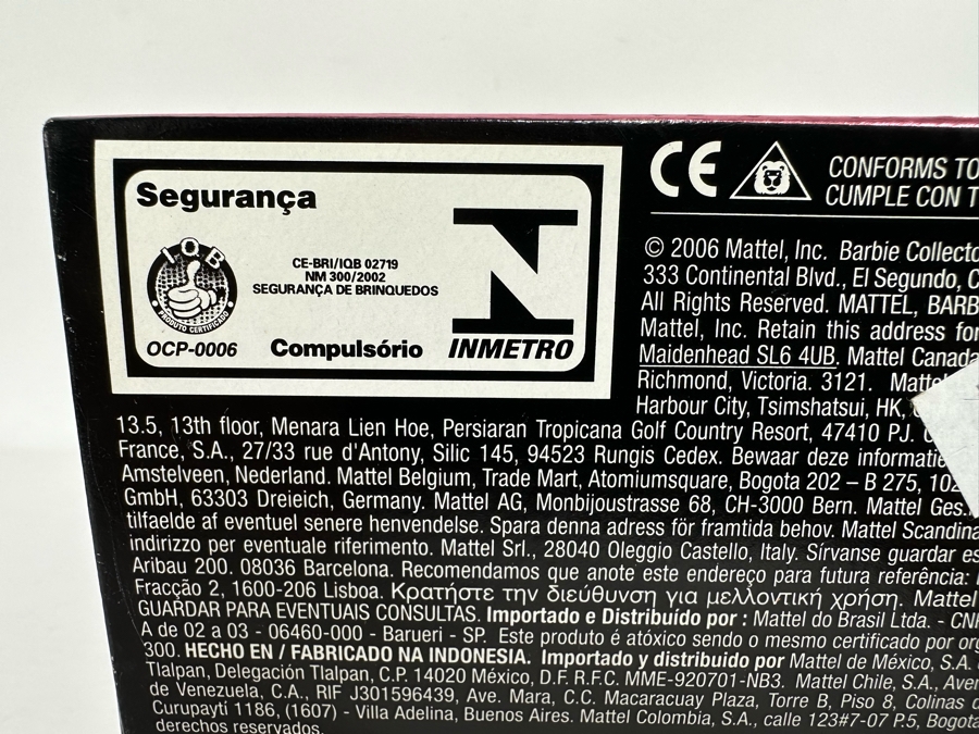 Dolls of the World: Festivals of the World Irish Dance and Oktoberfest Pink Label Collection Mattel Barbie Dolls 2006/2006 New In Box J0929/K7920 [Photo 14]