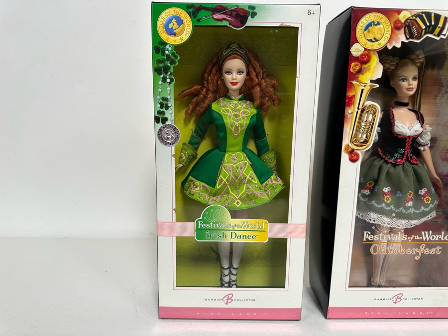 Dolls of the World: Festivals of the World Irish Dance and Oktoberfest Pink Label Collection Mattel Barbie Dolls 2006/2006 New In Box J0929/K7920 [Photo 7]