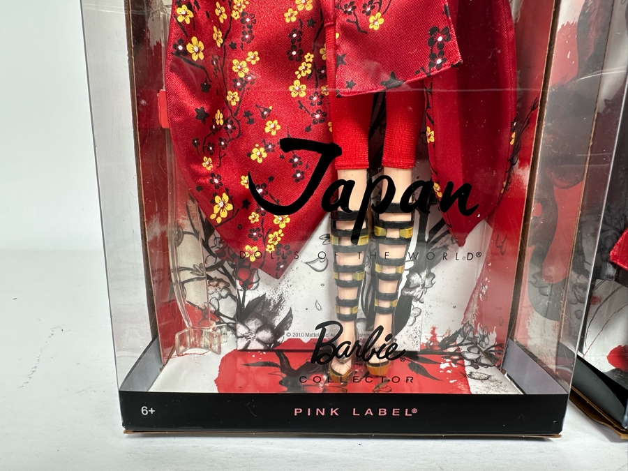 Dolls of the World: Japan Barbie and Japan Ken Pink Label Collection Mattel Barbie and Ken Dolls 2010/2010 New In Box V5004/V5005 [Photo 8]