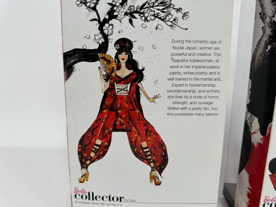 Dolls of the World: Japan Barbie and Japan Ken Pink Label Collection Mattel Barbie and Ken Dolls 2010/2010 New In Box V5004/V5005 [Photo 11]