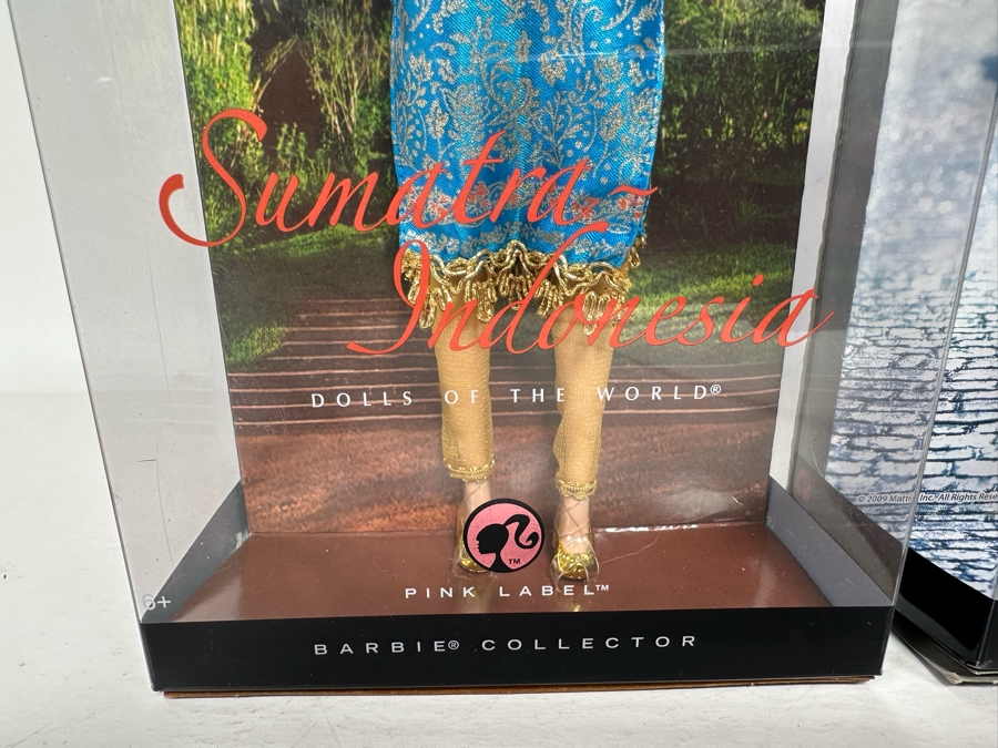 Dolls of the World: Sumatra Indonesia and Russia Pink Label Collection Mattel Barbie Dolls 2009/2007 New In Box R4488/L9582 [Photo 8]