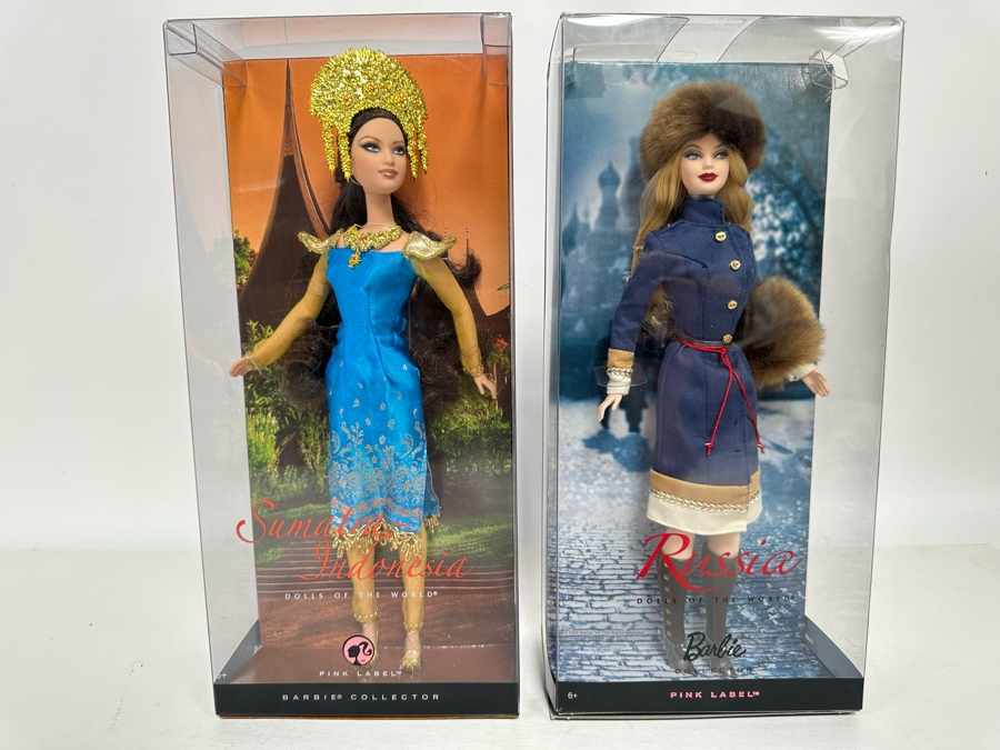 Dolls of the World: Sumatra Indonesia and Russia Pink Label 