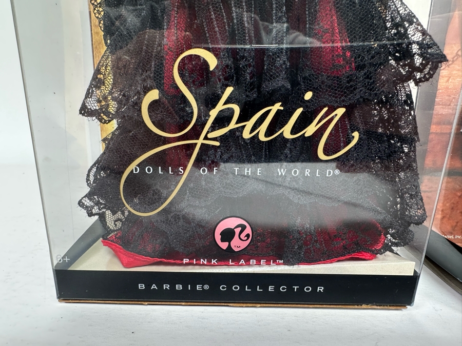 Dolls of the World: Spain and Italy Pink Label Collection Mattel Barbie Dolls 2007/2009 New In Box L9583/P3488 [Photo 8]