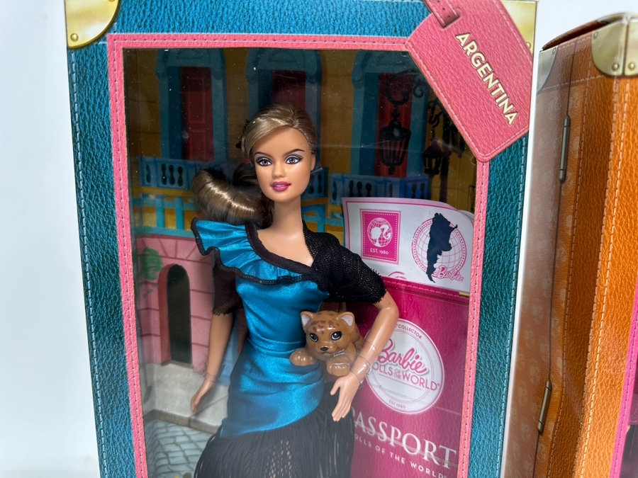 Dolls of the World: Argentina and Morocco Pink Label Collection Mattel Barbie Dolls 2011/2012 New In Box W3375/X8425 [Photo 8]