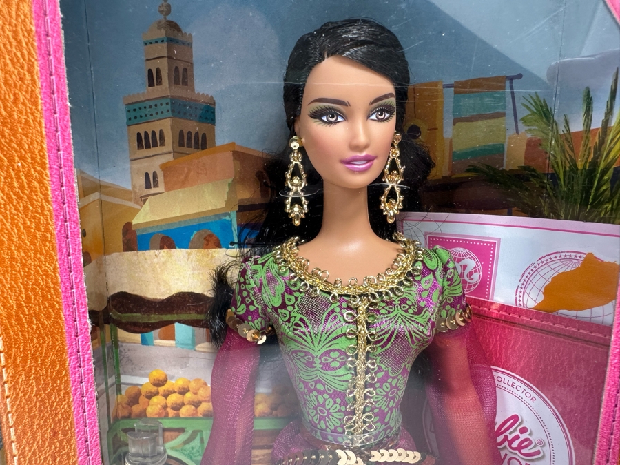 Dolls of the World: Argentina and Morocco Pink Label Collection Mattel Barbie Dolls 2011/2012 New In Box W3375/X8425 [Photo 4]