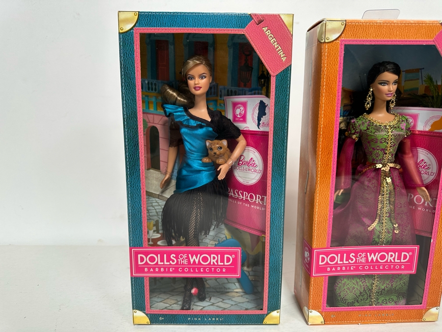 Dolls of the World: Argentina and Morocco Pink Label Collection Mattel Barbie Dolls 2011/2012 New In Box W3375/X8425 [Photo 7]