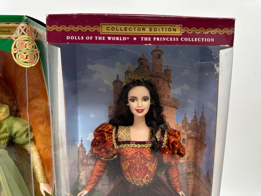 Dolls of the World: Legends of Ireland Faerie Queen and Princess of the Portuguese Empire Barbie Collector Edition Mattel Barbie Dolls 2004/2002 New In Box B3456/56217 [Photo 3]