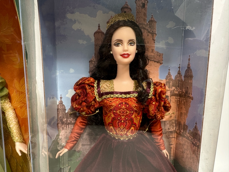 Dolls of the World: Legends of Ireland Faerie Queen and Princess of the Portuguese Empire Barbie Collector Edition Mattel Barbie Dolls 2004/2002 New In Box B3456/56217 [Photo 4]