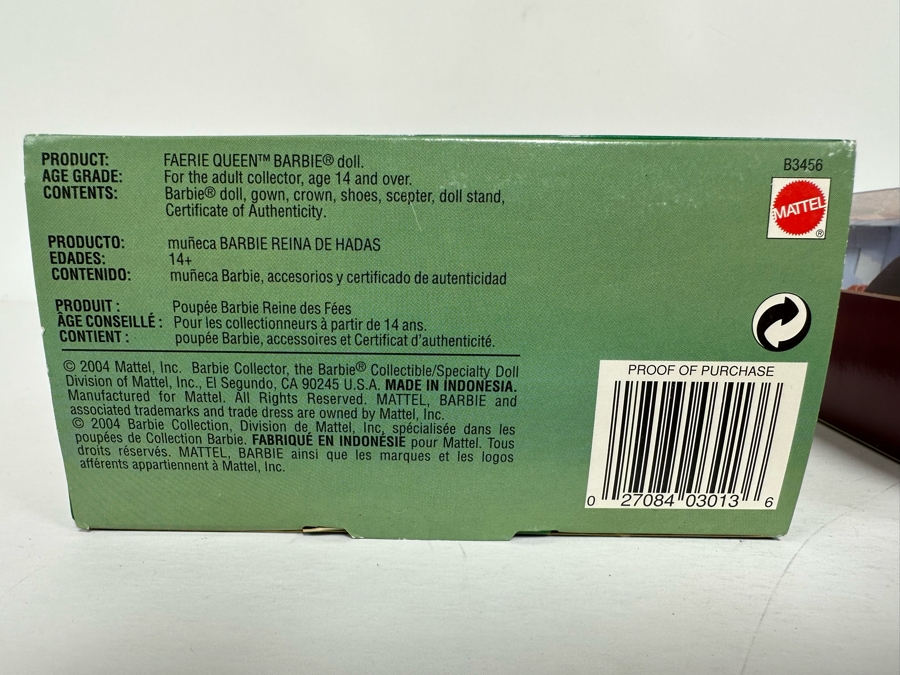 Dolls of the World: Legends of Ireland Faerie Queen and Princess of the Portuguese Empire Barbie Collector Edition Mattel Barbie Dolls 2004/2002 New In Box B3456/56217 [Photo 14]