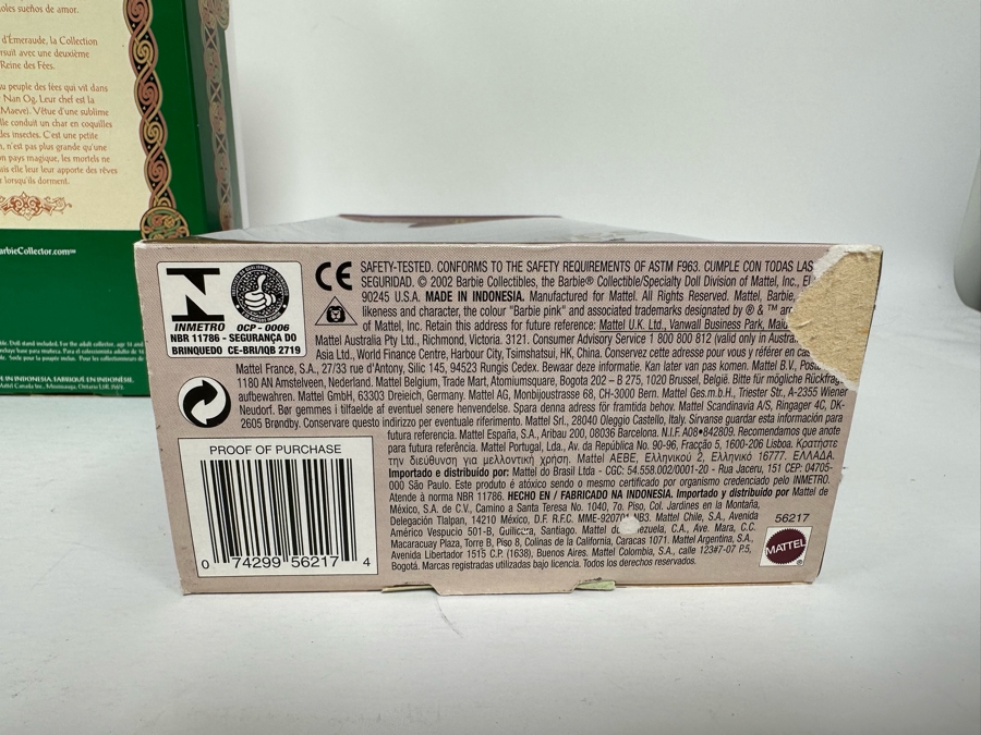 Dolls of the World: Legends of Ireland Faerie Queen and Princess of the Portuguese Empire Barbie Collector Edition Mattel Barbie Dolls 2004/2002 New In Box B3456/56217 [Photo 11]