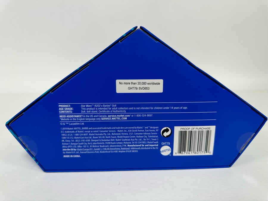 Star Wars R2D2 x Barbie Limited Edition of 20,000 Mattel Barbie Doll 2019 New In Box GHT79 [Photo 12]