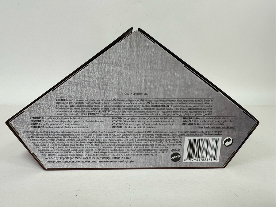 Star Wars Chewbacca x Barbie Limited Platinum Edition of 5,000 Mattel Barbie Doll 2019 New In Box GMM96 [Photo 13]