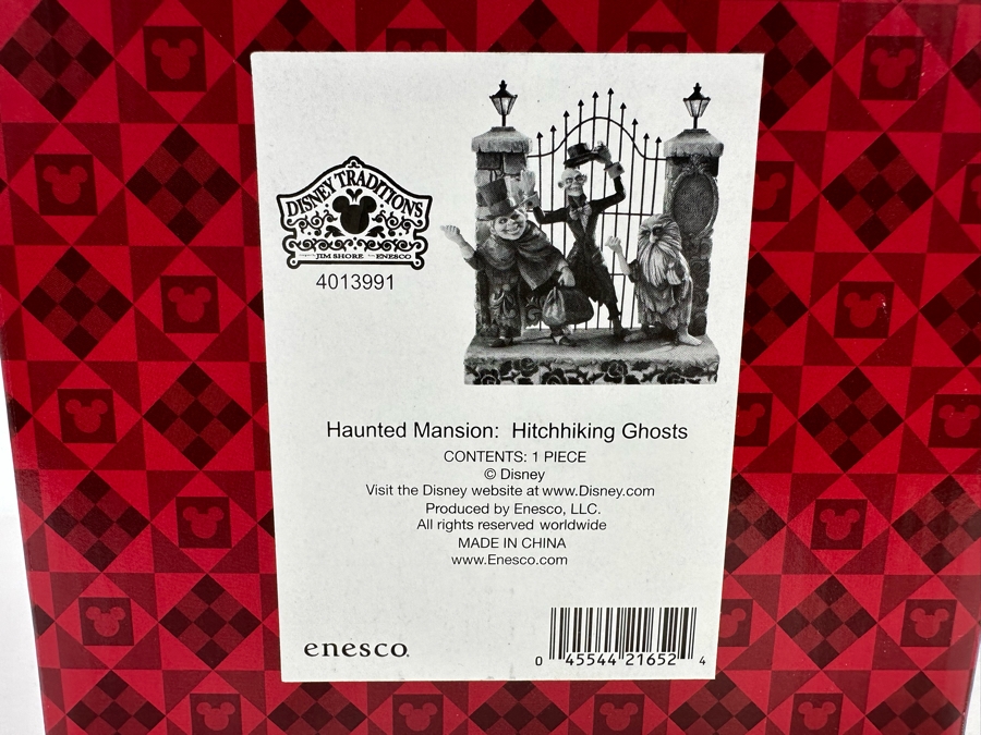 Haunted Mansion: Hitchhiking Ghosts By Jim Shore Disney Traditions Showcase Collection With Original Box 4013991 7.5W x 4D x 8.5H [Photo 12]