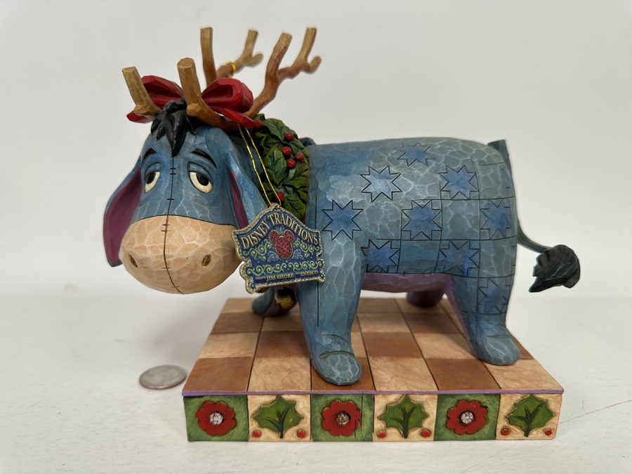 Eeyore Life of the Party By Jim Shore for Enesco Disney Traditions: Showcase Collection with Original Box 4008067 6.5W x 4D x 7H [Photo 4]