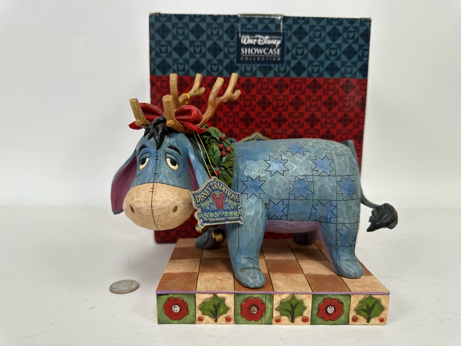 Eeyore Life of the Party By Jim Shore for Enesco Disney Traditions: Showcase Collection with Original Box 4008067 6.5W x 4D x 7H [Photo 3]