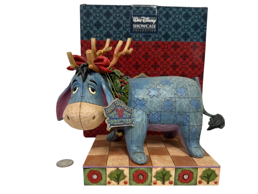 Eeyore Life of the Party By Jim Shore for Enesco Disney Traditions: Showcase Collection with Original Box 4008067 6.5W x 4D x 7H [Photo 1]